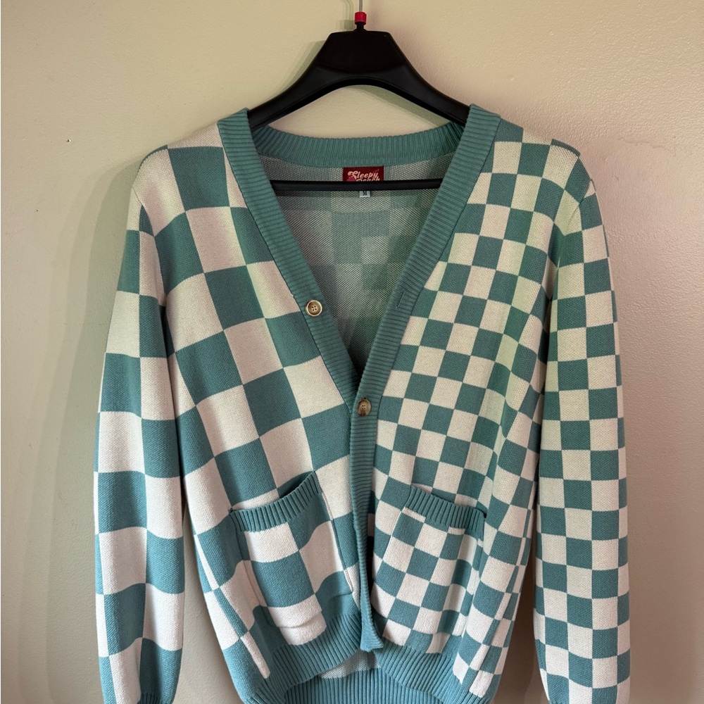 Sleepy Peach Matcha Cardigan